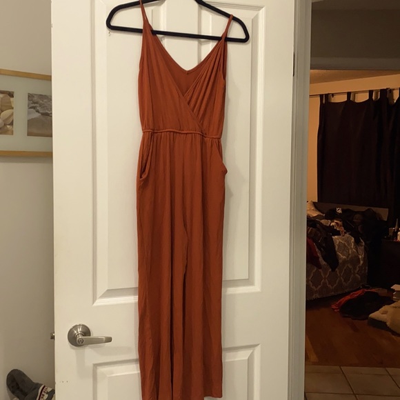 Rusty orange jumpsuit sz small - Picture 3 of 3